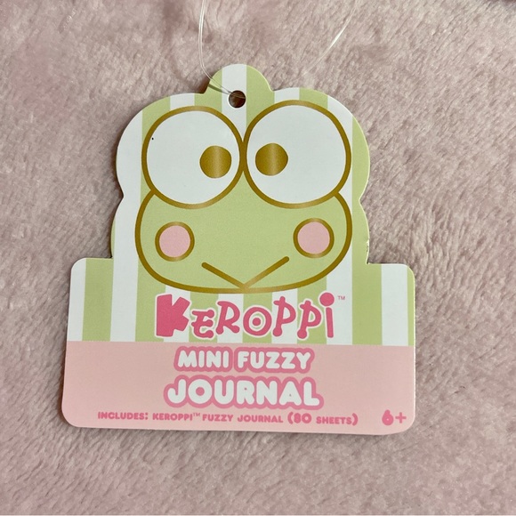 Sanrio Keroppi ‘Happiness’ Mini Fuzzy Journal - Picture 6 of 9